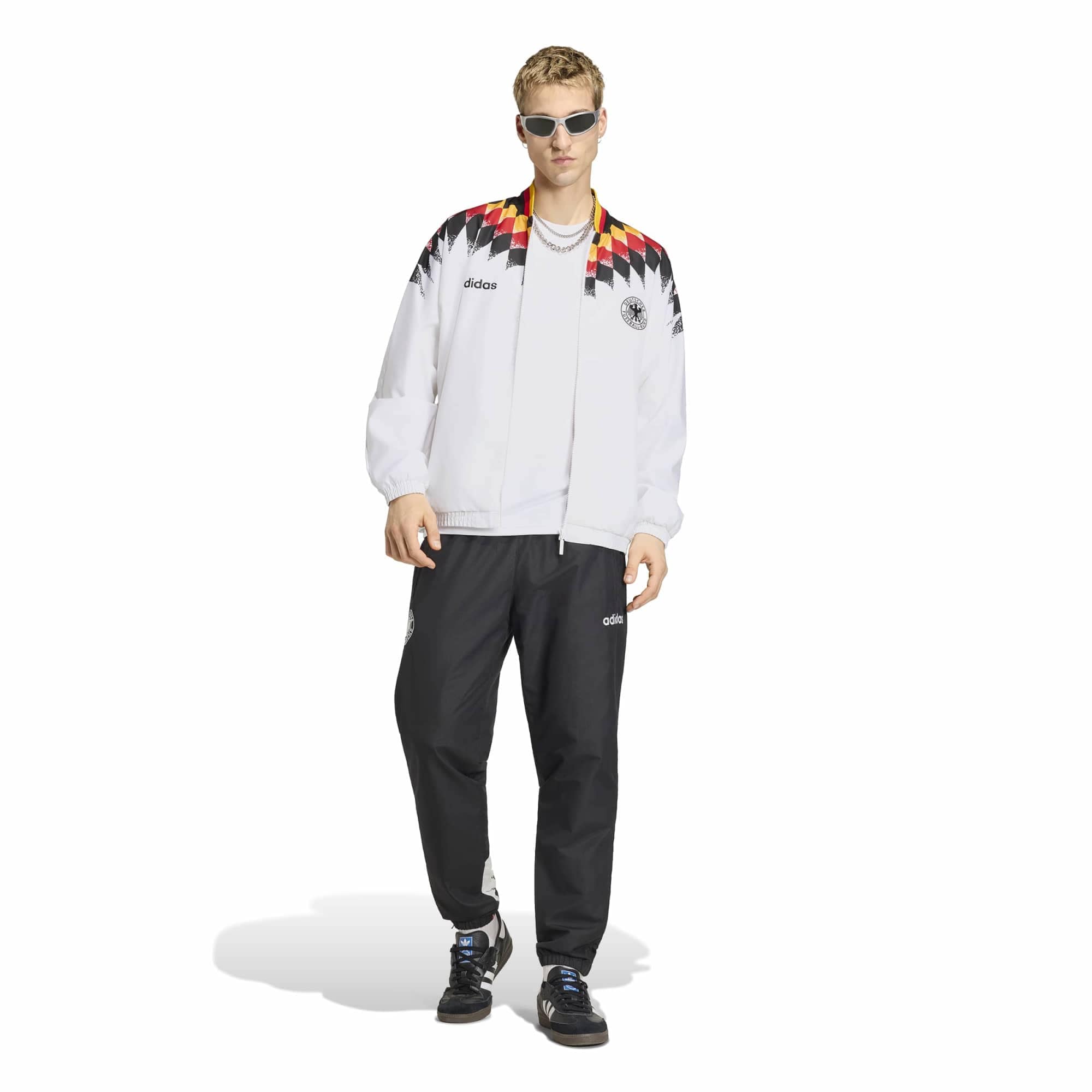 [SJH] Germany National Team 1994 Bringback Full-Zip Track Jacket - White
