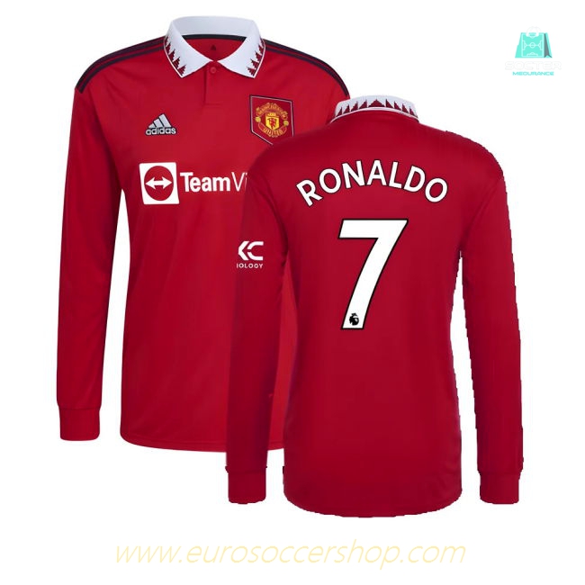 2022-2023 Man Utd Long Sleeve Home Shirt (RONALDO 7)