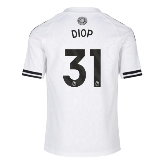 Fulham 2025-20 Home Football Kit Diop 31 L M S Kids