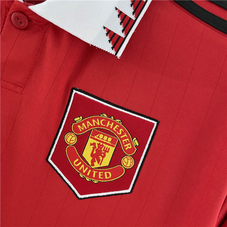 Authentic Man Utd Manchester United 2223 Home Kit Red Soccer Jersey