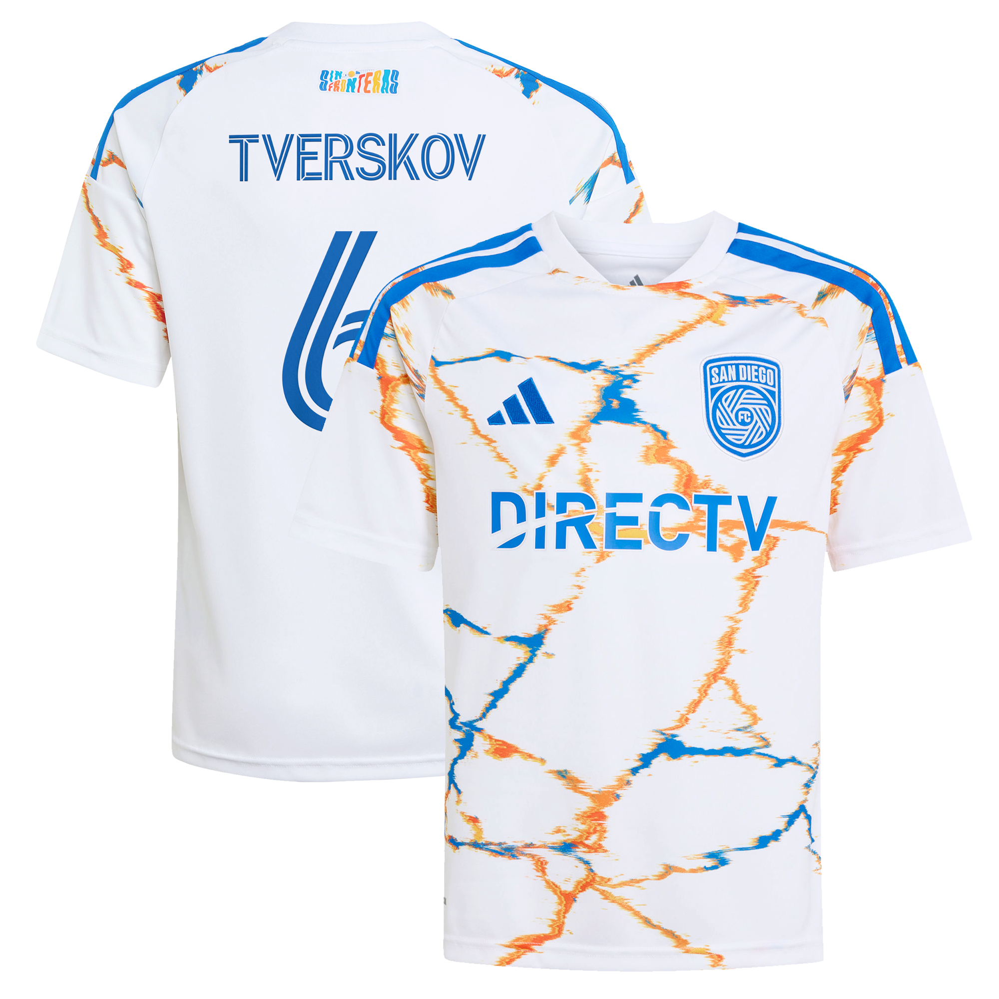 [SJH] Jeppe Tverskov San Diego FC Youth 2026 Unprecedented Unity Kit Replica Jersey - White