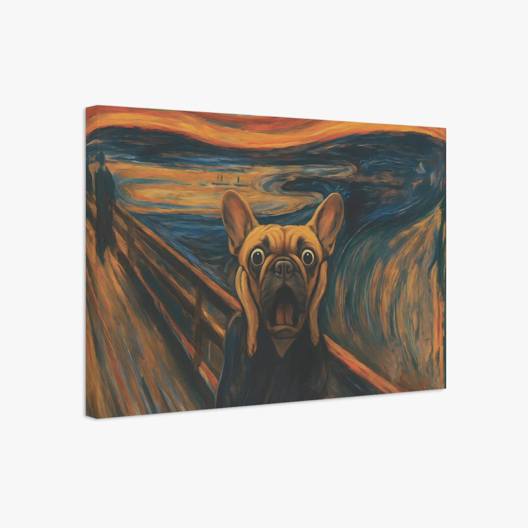 Ivy - Adorable Frenchie canvas Wall Art