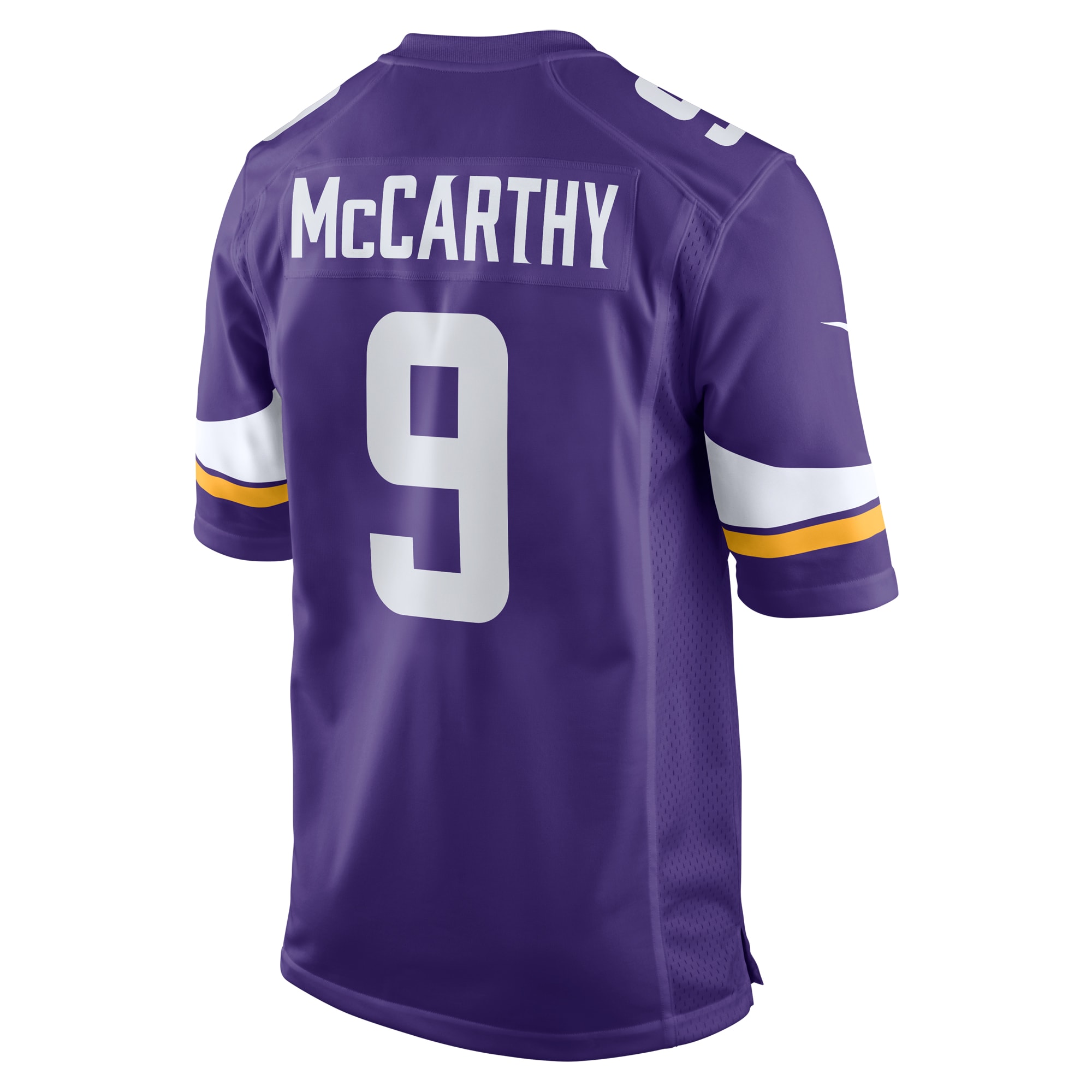 [SJH] J.J. McCarthy Minnesota Vikings Player Game Jersey - Purple