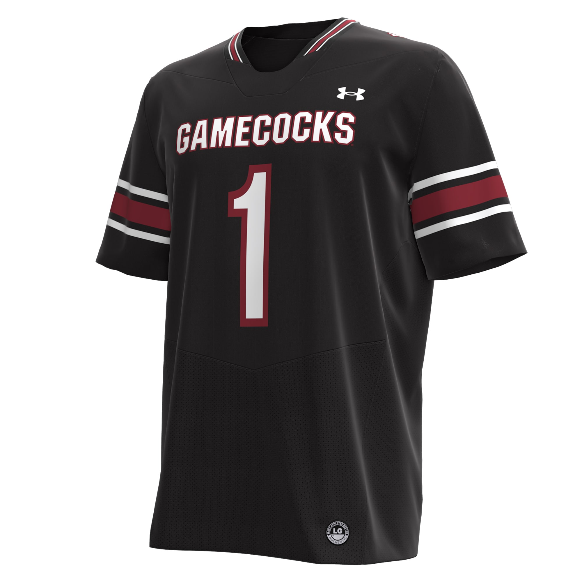 #1 South Carolina Gamecocks Replica Football Jersey - Black