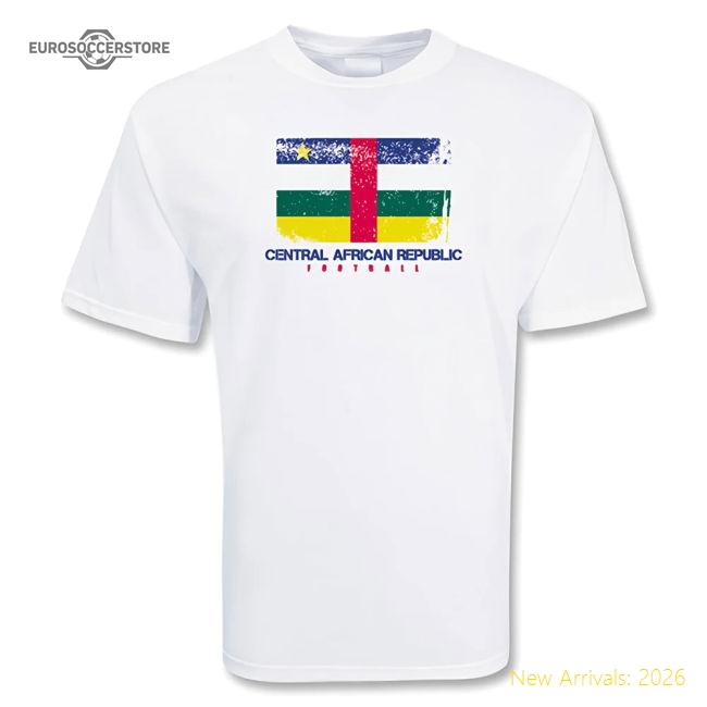 Central African Republic Football T-shirt (white)