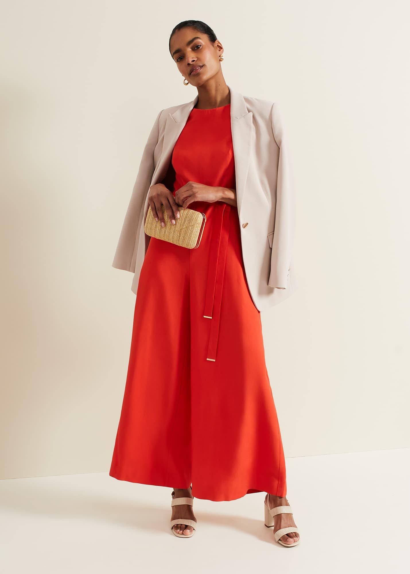 Marta Red Jumpsuit