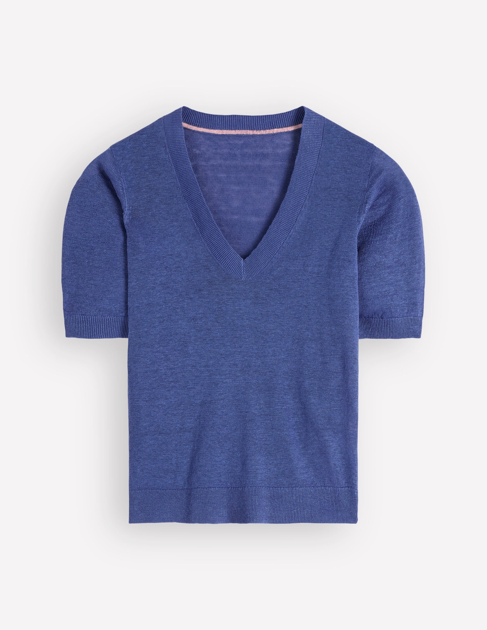 Agnes Linen V Neck T-Shirt