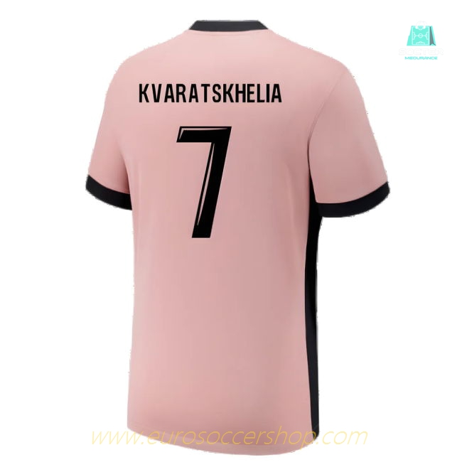 2024-2025 PSG Paris Saint Germain Third Shirt (Kids) (Kvaratskhelia 7)