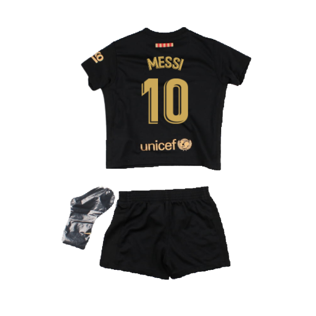 Premium Fan-Favorite 2020-2021 Barcelona Away Baby Kit (Messi 10)