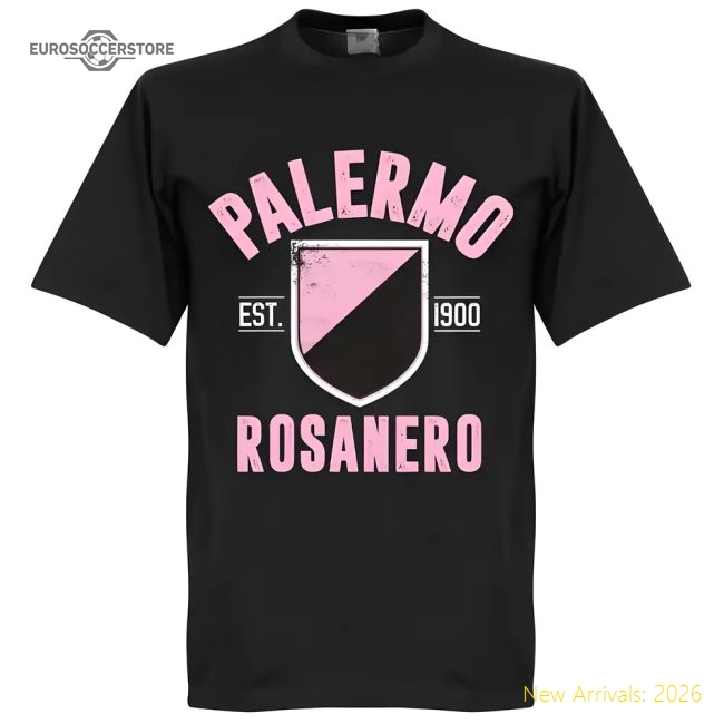 Popular Top-Quality Palermo Established T-Shirt - Black