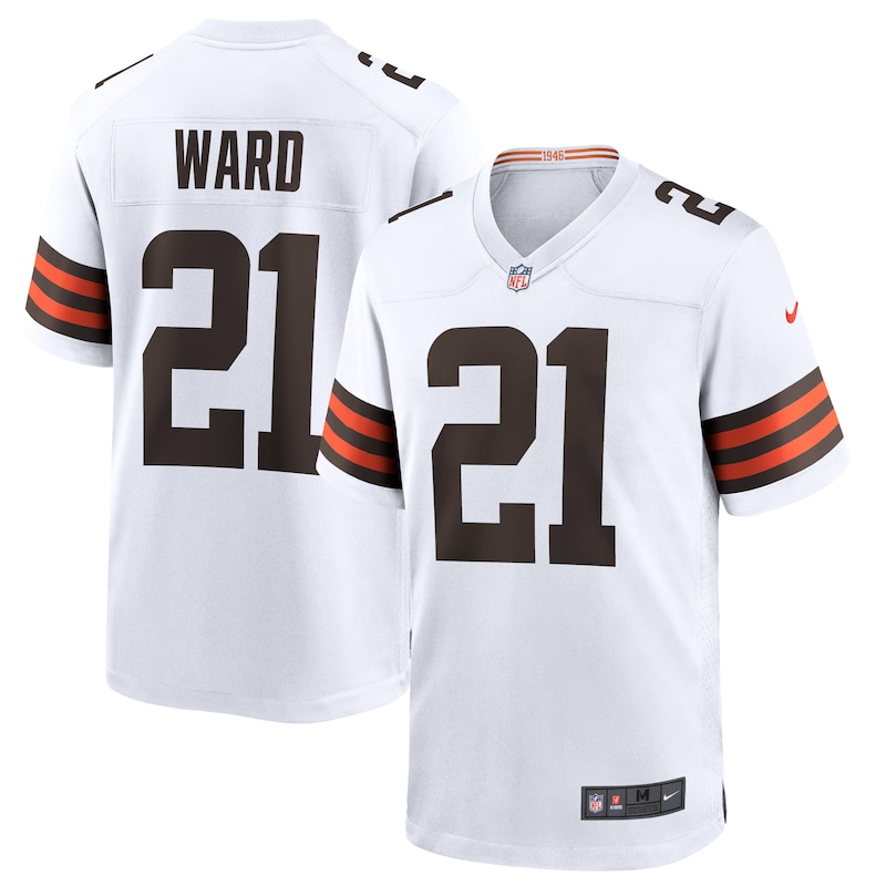 None Denzel Ward CLE Browns Stylish Cost-Effective Jersey for NFL Fans
