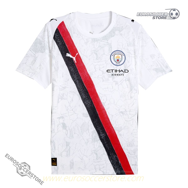 Manchester City's KidSuper Edition Football Jersey for the 25-26 Season