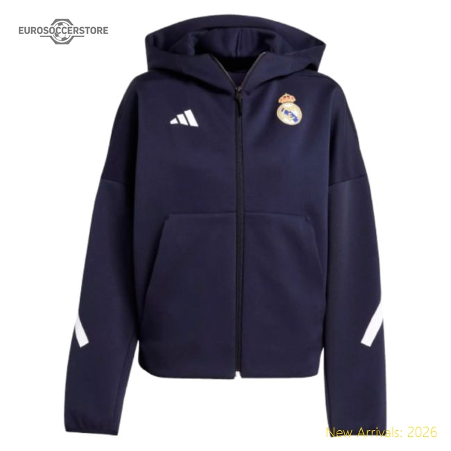 2025-2026 Madrid Real Madrid Anthem Jacket (Legend Ink) - Womens