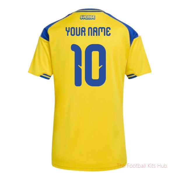 Fan Edition Pro Sweden 2026-2027 Home Shirt (Womens) (Your Name)