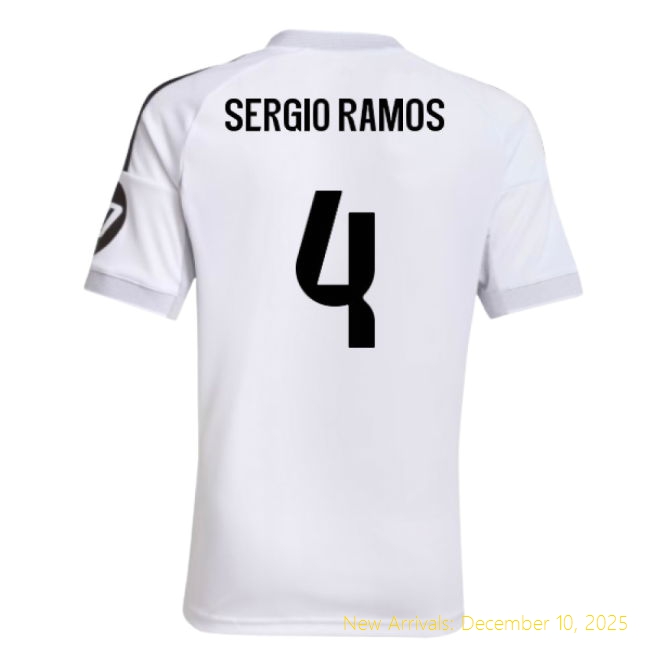 2025-2026 RM Shirt - Home Edition - High Quality (Sergio Ramos 4) -...
