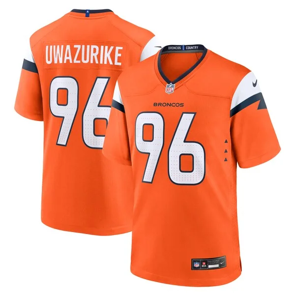 Performance None Game Jersey - Premium Orange NFL Fan Jersey | Game...
