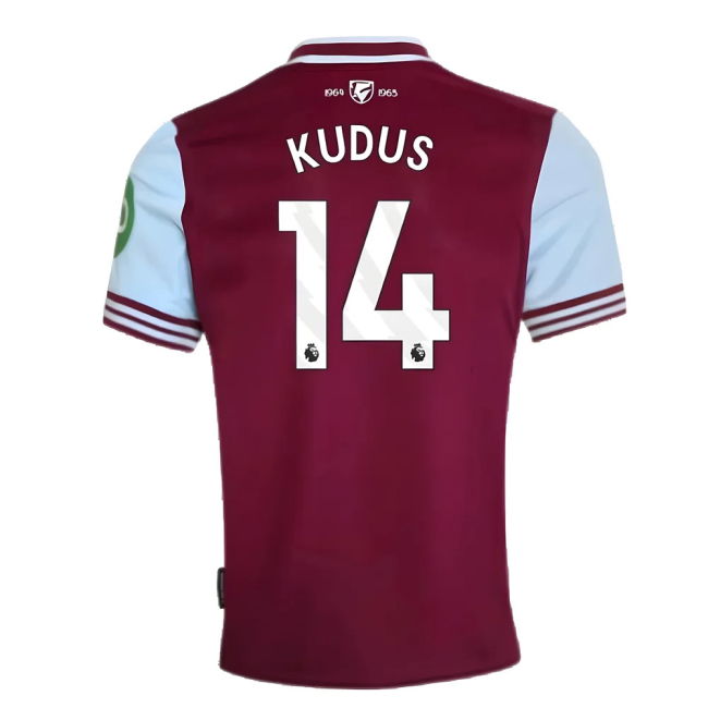 West Ham official style Home Shirt 2024-2025 (Unisex