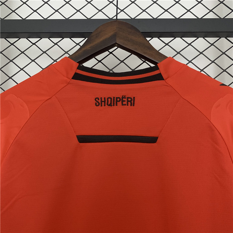 Licensed Authentic 2025 Albania Home Soccer Jersey Shirt
