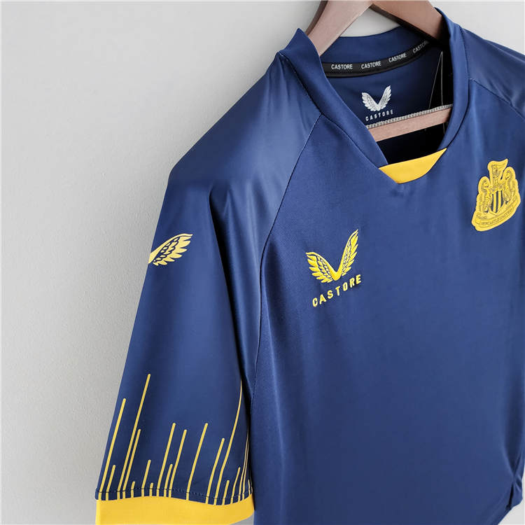 Moisture Wicking 2223 Newcastle United Third Blue Soccer Jerseys