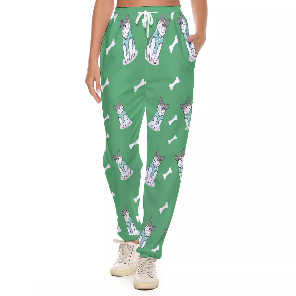 French Bulldog Lover Lexi Women's Casual Pants Frenchie Fan Item