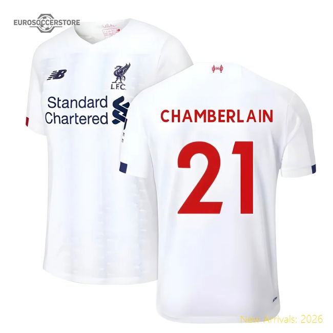 2019-2020 Liverpool Football Club Away Football Jersey (Chamberlain 21)