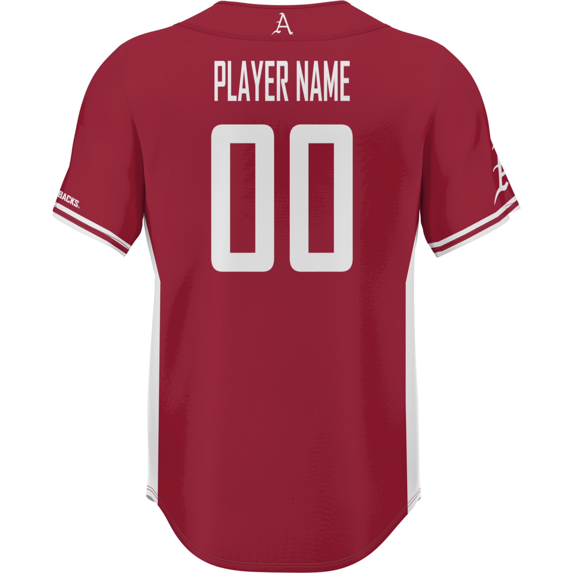 Arkansas Razorbacks GameDay Greats NIL Pick-A-Player Lightweight Baseball Jersey - Cardinal