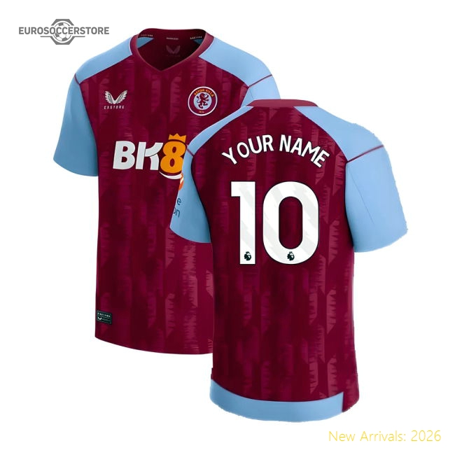 Performance 2023-2024 Aston Villa Home Jersey Your Name