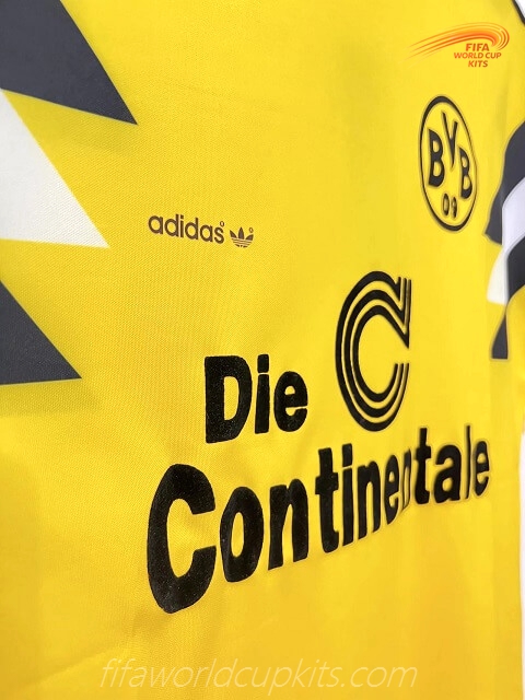 Dortmund 1989 Home Yellow Football Kit