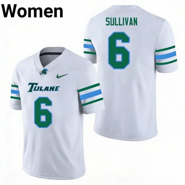 Women NCAA Team #6 Brendan Sullivan Authentic Jersey - Program