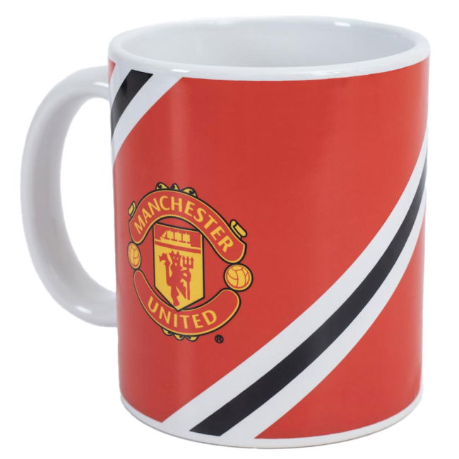Manchester United FC Core Stripe Mug (Limited Edition)
