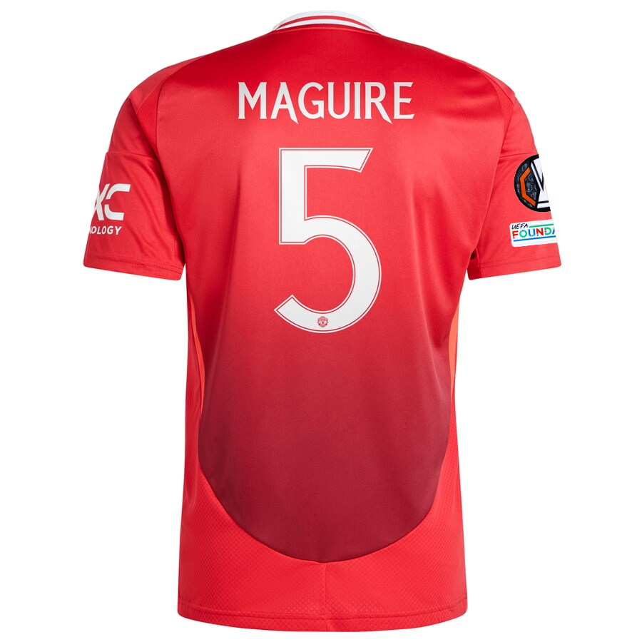 Manchester United Maguire 2024-2025 UEL Home Jersey – Authentic Shirt