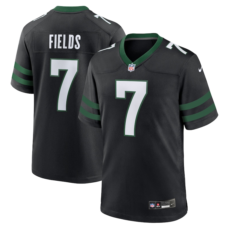 None Justin Fields New York Jets Budget-Friendly Replica Jersey