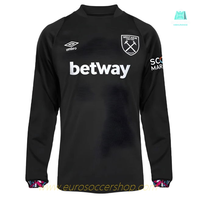 2022-2023 West Ham Long Sleeve Away Shirt