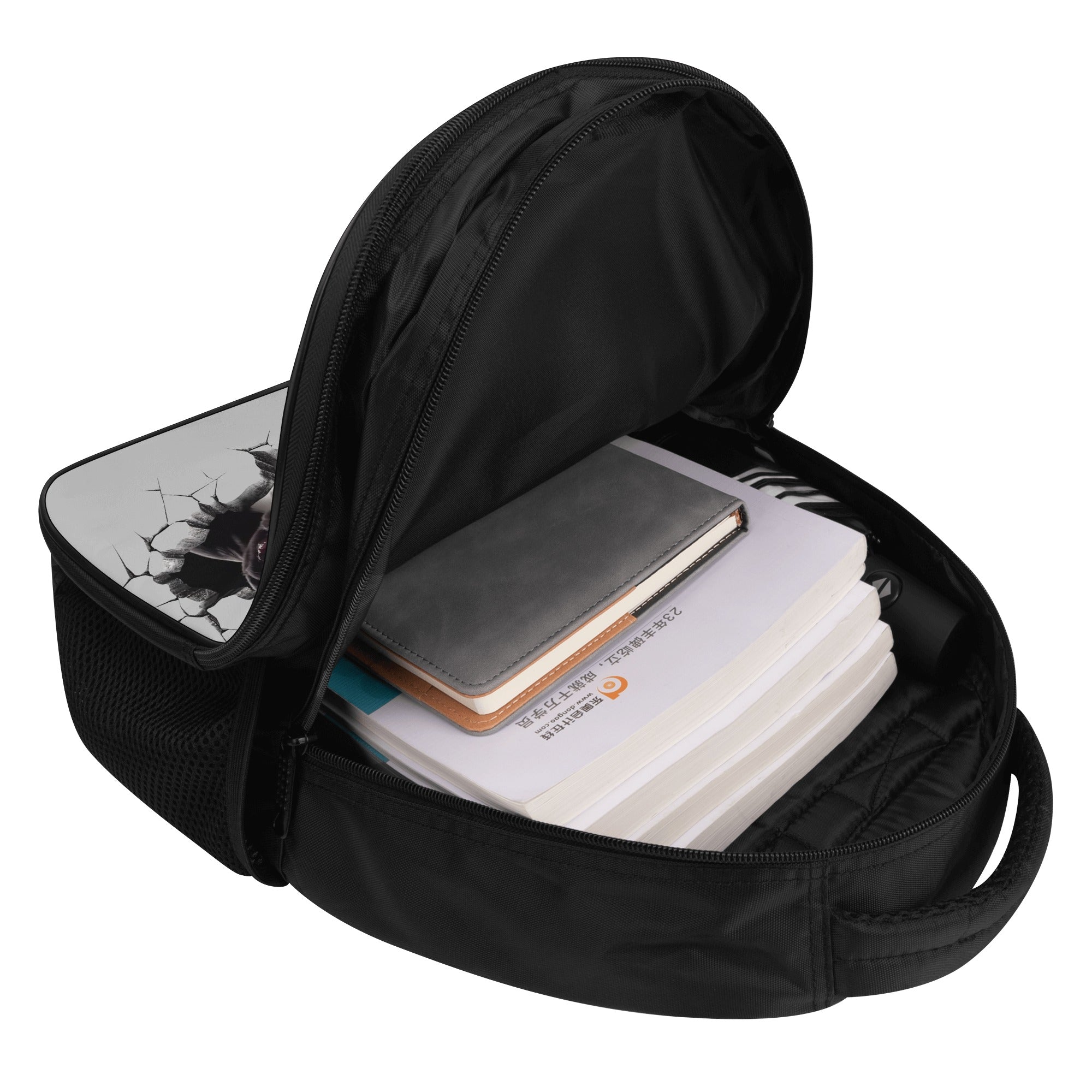 The Smile - Comfortable 16 Inch Dual Compartment Backpack Paw Protection