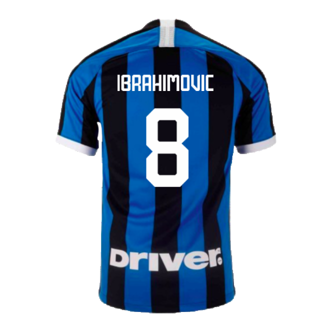 Genuine 2019-2020 Inter Milan Home Shirt (Ibrahimovic 8)