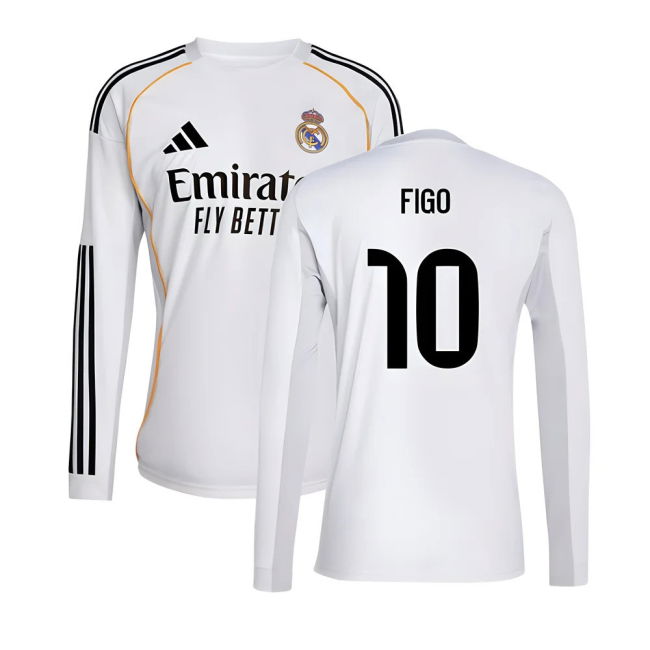 Real Madrid Long Sleeve Home Shirt 2025-2026 edition (Adult