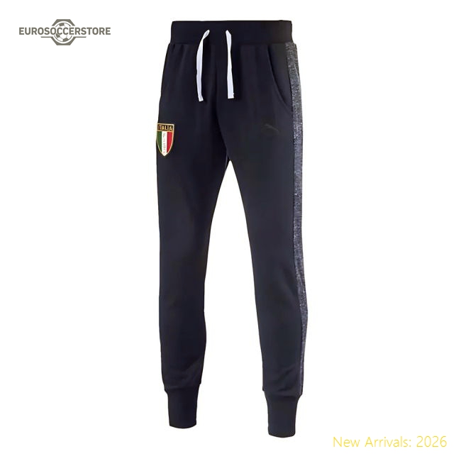 2017-2018 Italy Puma Sweat Pants (Peacot) - Kids