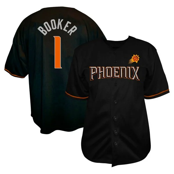 Devin Booker PHX Jersey - vintage top-tier - Black NBA casual