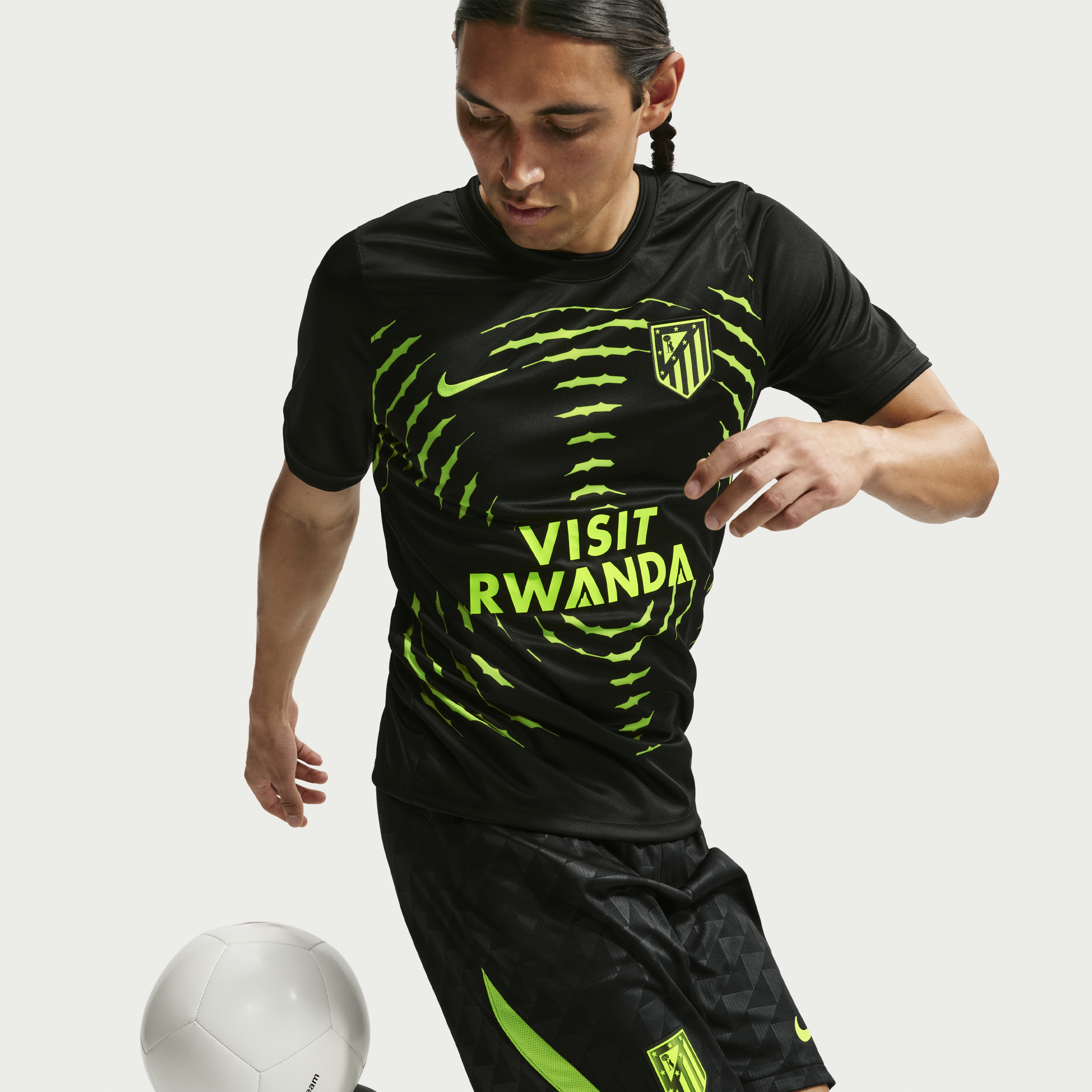 [SJH] Atletico de Madrid 2026/27 Away Pre-Match Jersey Top - Black