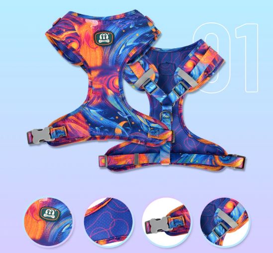 Breed-Specific Frenchzen™ - Reflective French Bulldog Harness (wk722)...
