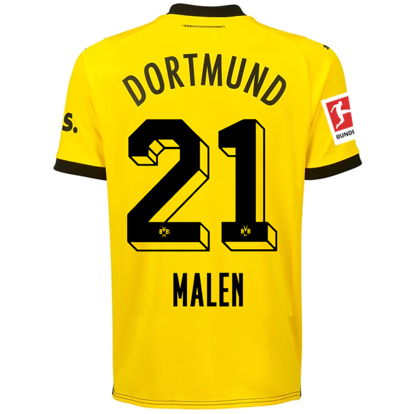 Borussia Dortmund Malen 2023-2024 Bun Home Jersey – Authentic Shirt
