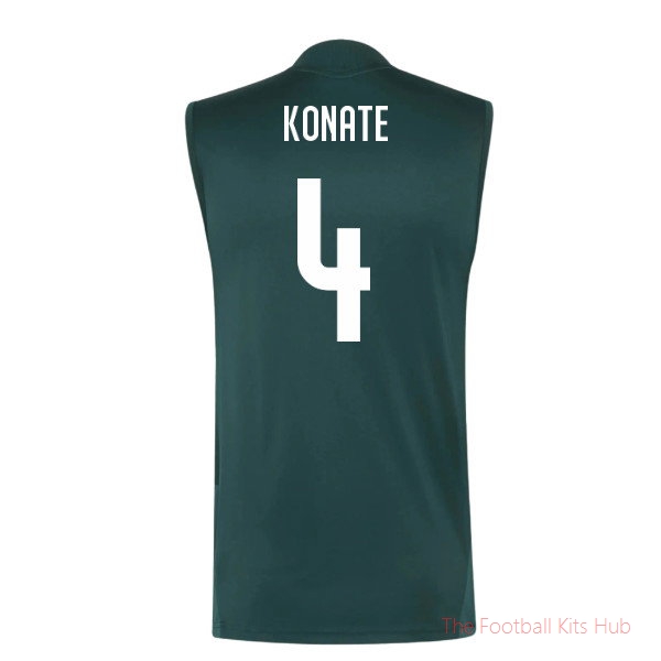 Konate #4 Real Madrid 2026-2027 Sleeveless Training Jersey Soccer Shirt