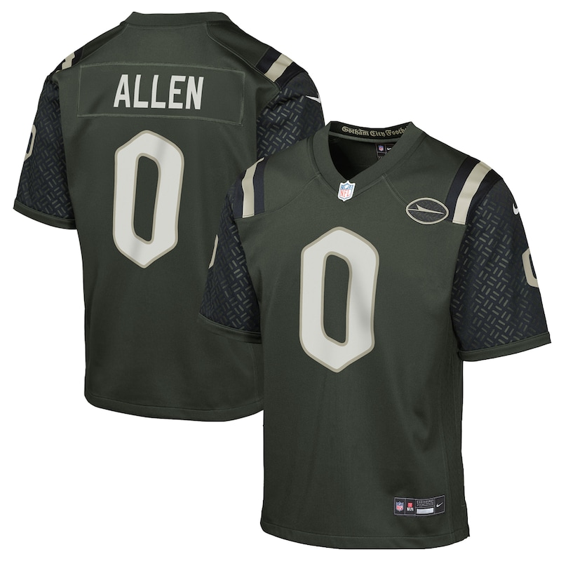 None Braelon Allen New York Jets Historic Franchise Game Jersey