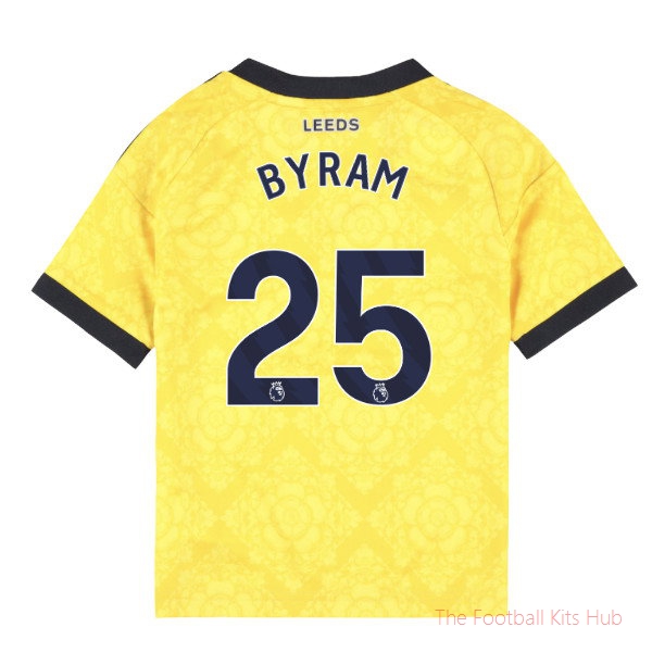 Byram #25 Leeds United Away Kit 2026-2027 Match Jersey Mini