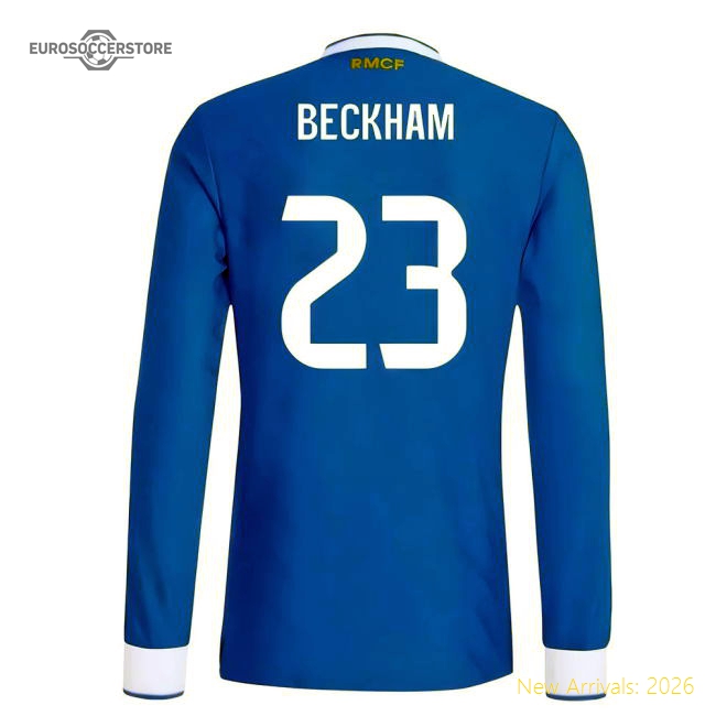 Real Madrid Laliga Santander Beckham Third Authentic Jersey Climacool