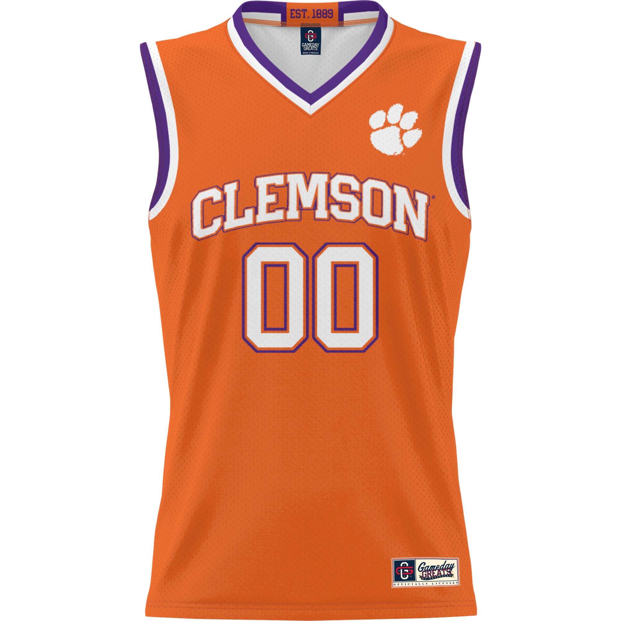 [NJP] Clemson Tigers GameDay Greats Youth NIL Pick-A-Player Lightweight Women's Basketball Jersey - Orange