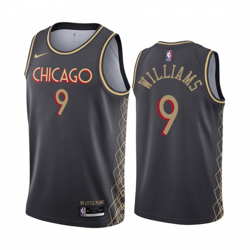 Nike Clippers Black Chicago Bulls #9 Jersey - Cost-Effective