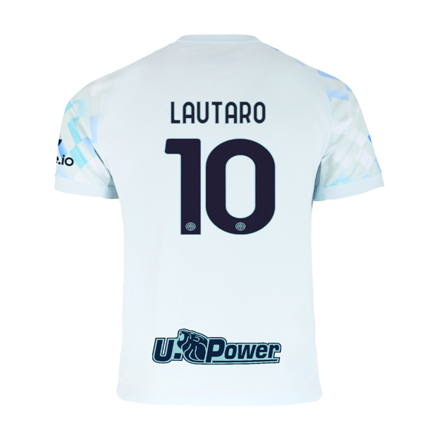 Inter Milan 10 LAUTARO Away Soccer Shirt 202526 - Official Replica