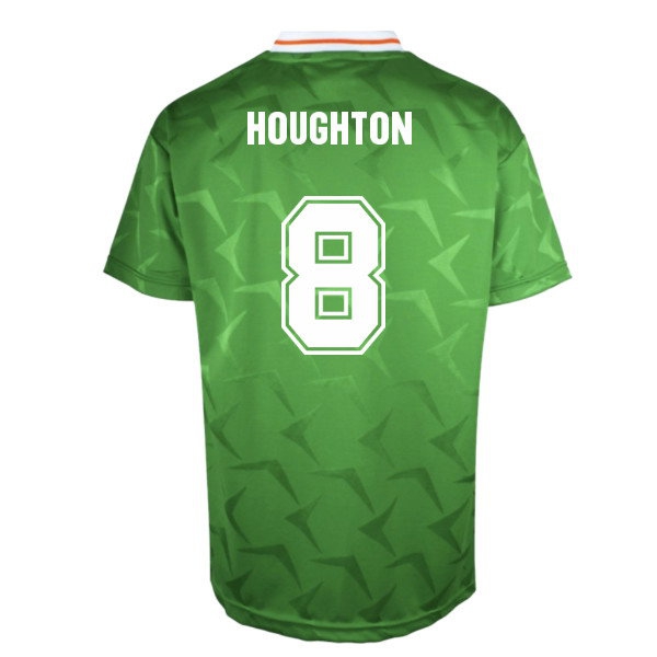 [JED] 1990 Ireland Home Retro Shirt (Houghton 8)