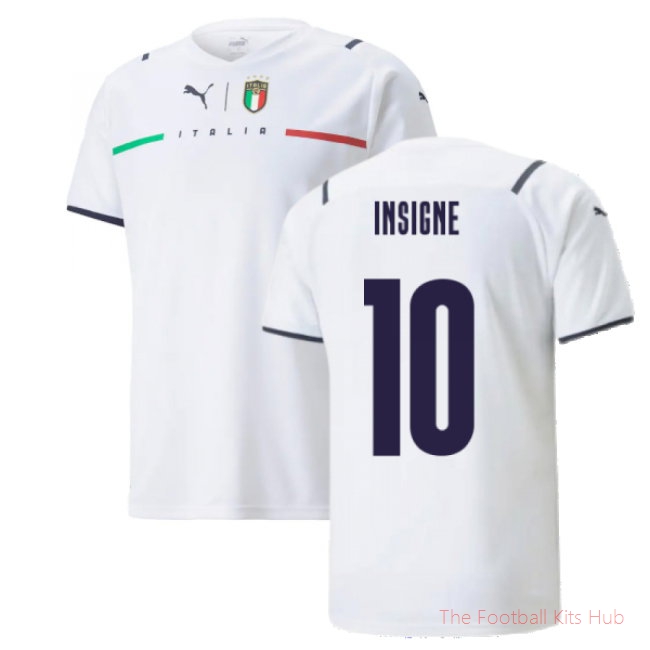 2021-2022 Italy Away Shirt (INSIGNE 10)